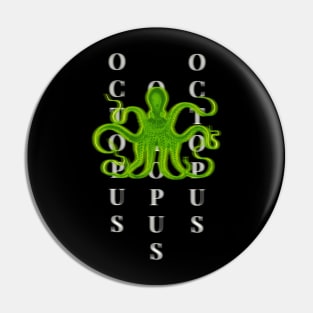 Octopus ghost Pin