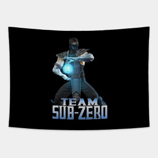 Team Sub-Zero Mortal Kombat Pro Kompetition Tapestry