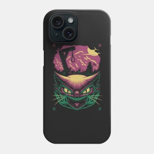 Evil Cat Halloween Horror Phone Case