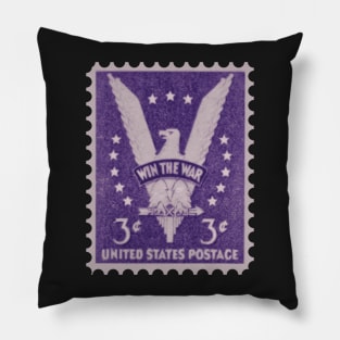 Win The War Stamp Pillow
