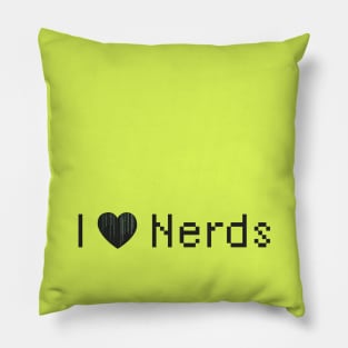 I Love Nerds Pillow