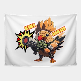 Mecha Chicken POW Kiki rikii Tapestry