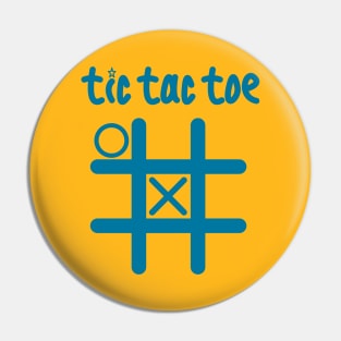 Tic tac toe Pin