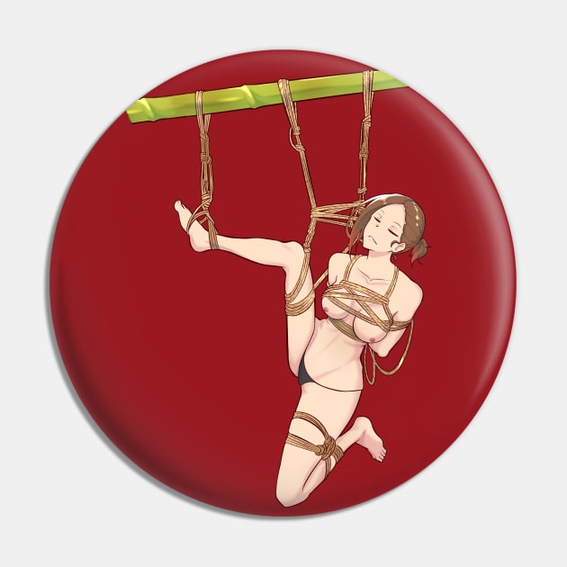 Kata-ashi Shibari Suspension Pin by ShibariZone