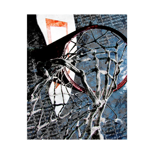 Basketball art print swoosh 43- Takumipark basketball artwork by takumipark