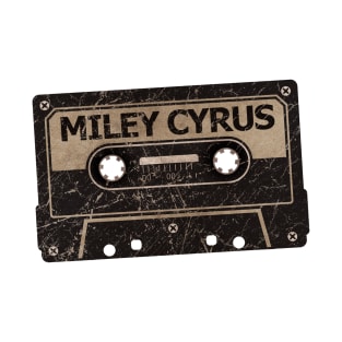 cassette tape retro, vintage, Miley Cyrus T-Shirt