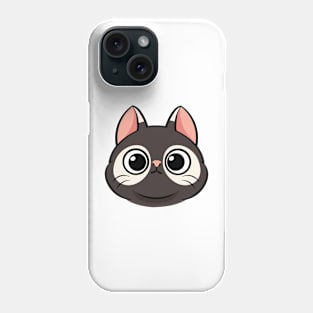 Cartoon cute cat face Phone Case