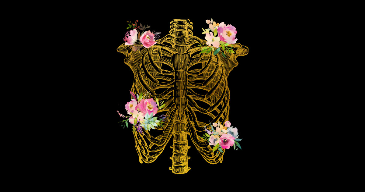 Rib cage - Rib Cage - Sticker | TeePublic