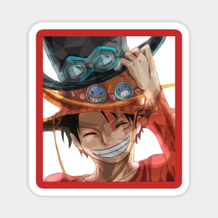 One Piece Luffy Magnet