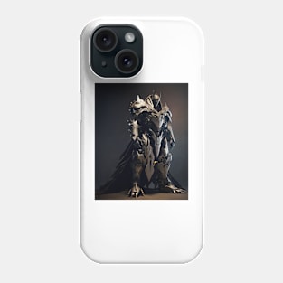 Sci-fi Warrior poster Phone Case