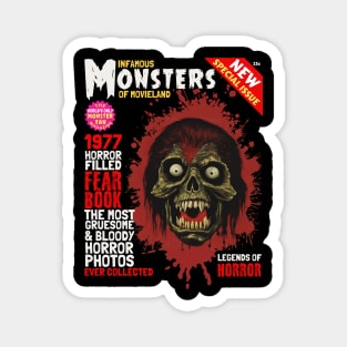 Vintage Movie Monster Pulp Magazine Magnet