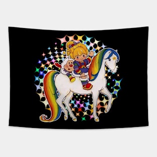 Graphic Rainbow Kids Tapestry