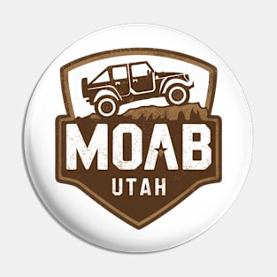 Moab Utah 4x4 Off Road Pin