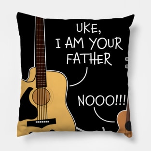 Uke I Am Your Father T Shirt Ukulele Guitar Music Pillow