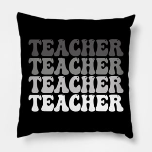 Teacher School Art Math Band Science English Educators Pillow