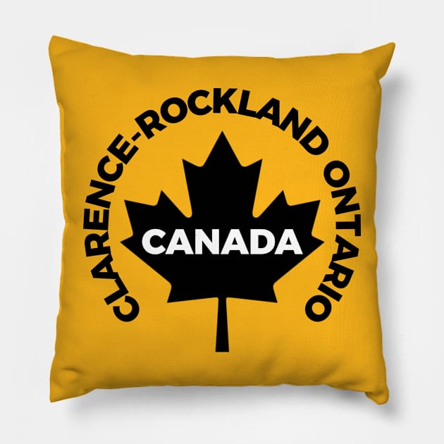 Clarence-Rockland Ontario Canada Pillow by Kcaand