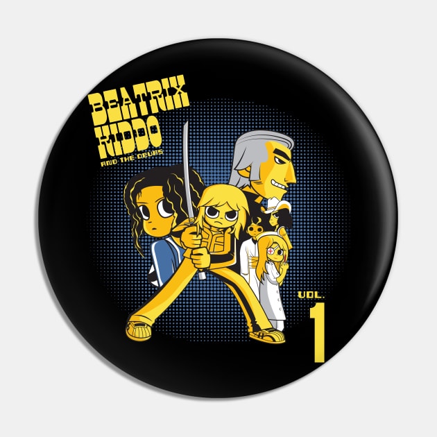 Beatrix Kiddo Vs. The DeVas Pin by Moysche