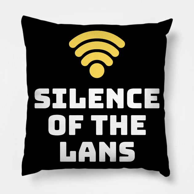 Science of the lans science funny Pillow by Science Puns
