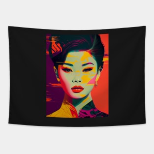 Modern woman in pop-art style Tapestry