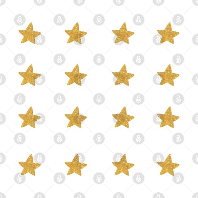 Gold star sticker sparkling gold star by Maroon55