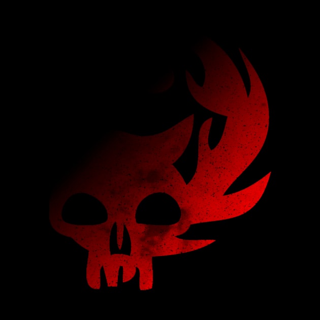 Black Red Mana Logo Magic by truefriend