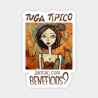 jantar com benefícios, Tuga típico, humor português, v2 Magnet