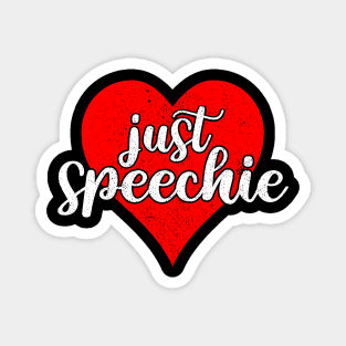 Im Just Speechie - Vintage Retro SLP Shirt for Speech Therapist  2 Magnet