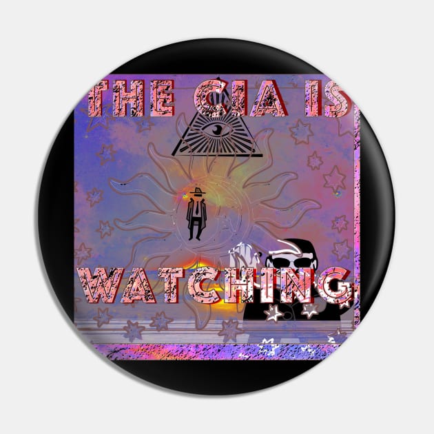 The CIA is Watching Pin by psanchez