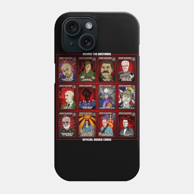 Behind The Bastards Official Rookie Cards Phone Case by Harley Warren