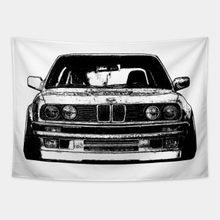 E30 Sketch Art Tapestry