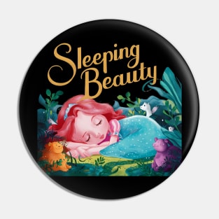 Sleeping Beauty Design Pin