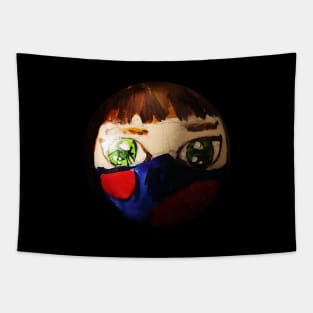 [BoutBoutBout] Recycled Table Tennis Ball + Used Tissue Paper Tube_VollDahl Waiting for Starman Tapestry