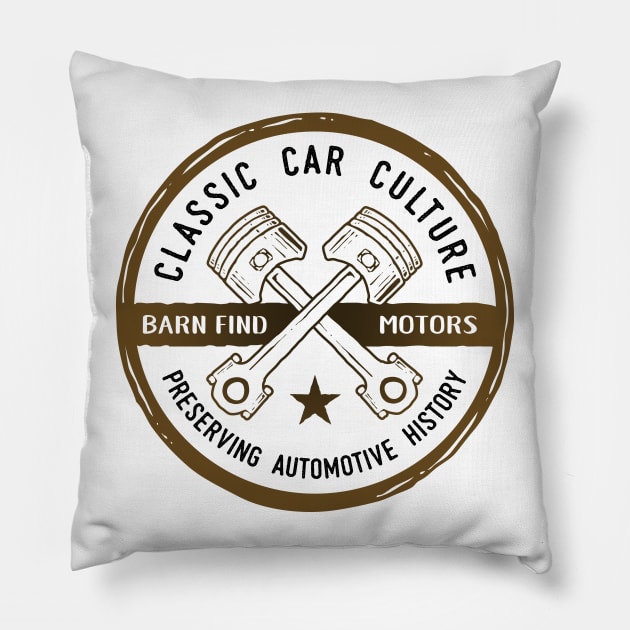 Classic Car Culture - Preserving Automotive History T-Shirt Pillow by Aircooled Life