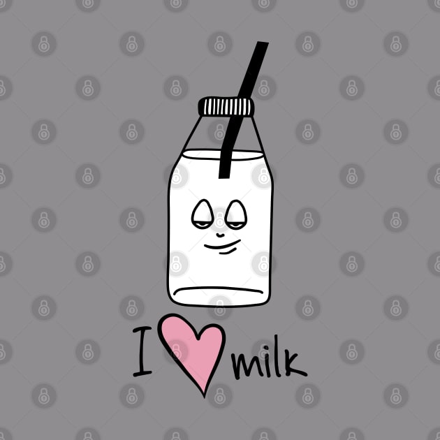 Cartoon bottle of milk by AliJun