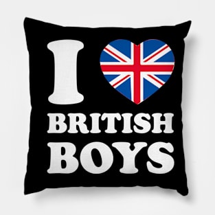 I love British Boys Pillow
