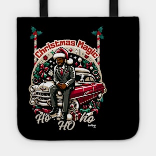 Ho-Ho-Horsepower - A Xmas Christmas December Car Guy Retro Vintage Style Tote