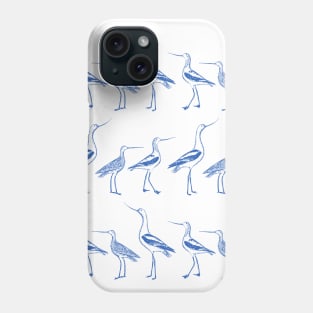 Birds in Blue Phone Case