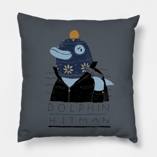 dolphin hitman Pillow