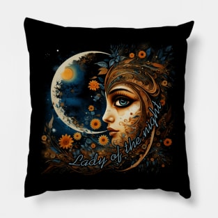 Lady of the night Pillow
