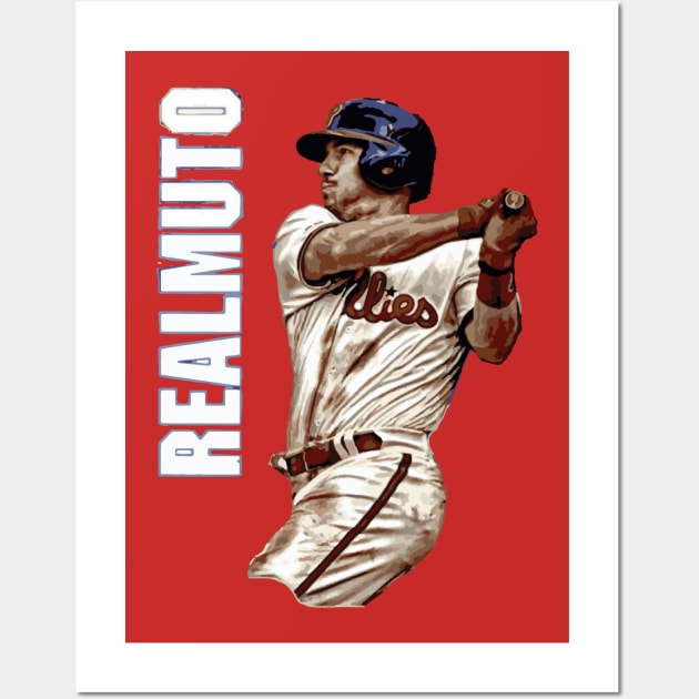 JT Realmuto Philadelphia Phillies Poster Print, Real Player, Canvas Art,  Baseball Player, JT Realmuto Decor, ArtWork, Posters for Wall SIZE  24''x32