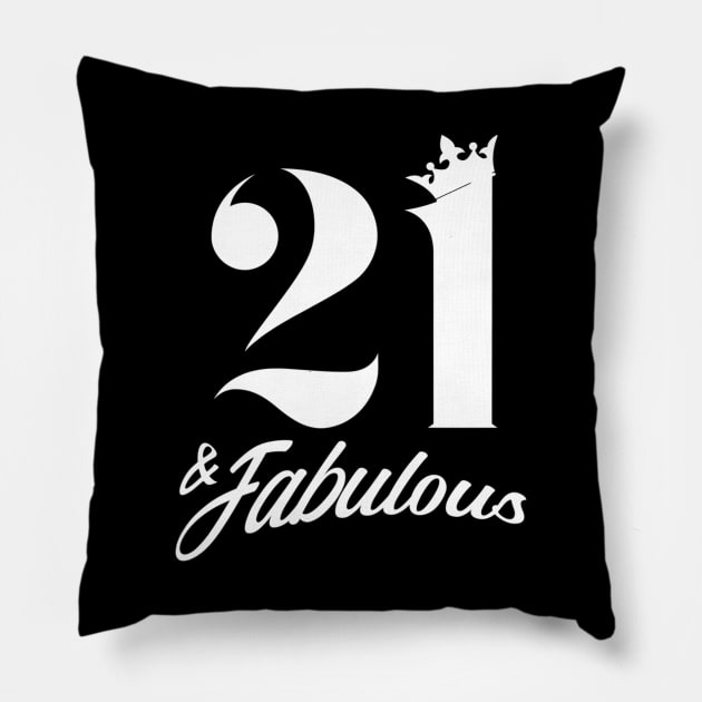 21 And Fabulous - 21st Birthday 1998 Gift Pillow by jordanfaulkner02