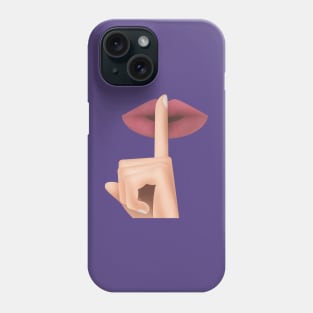 Shh!(Gesture) Phone Case