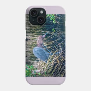 Shaggy Headed Reddish Egret Phone Case