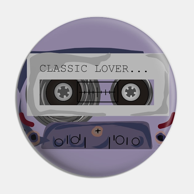 Tape, Classic Lover Pin by A-KARA