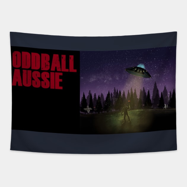 Alternate design - The Oddball Aussie Podcast Tapestry by OzOddball