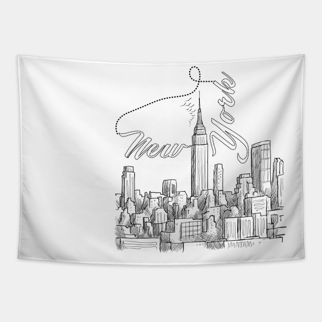 New York City Tapestry by Raintreestrees7373