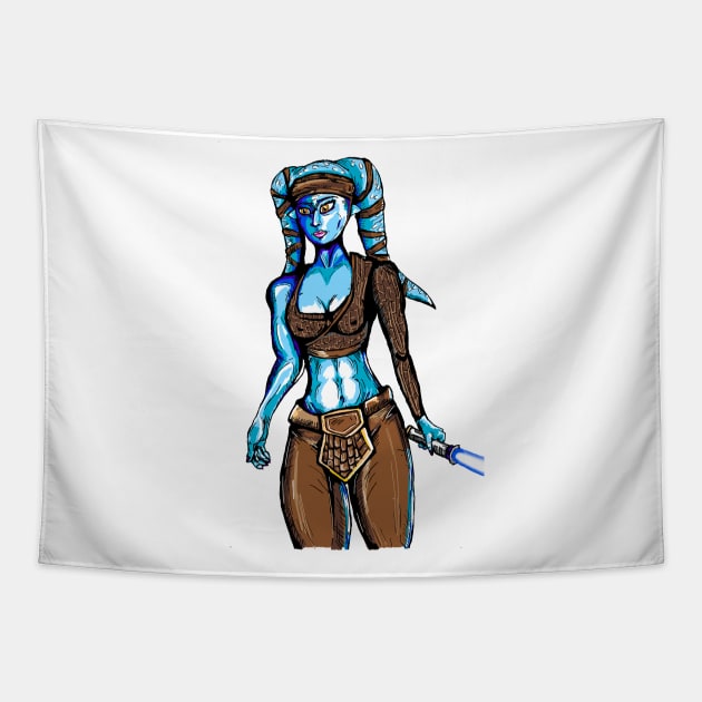 Aayla Secura Tapestry by alexrsmith1
