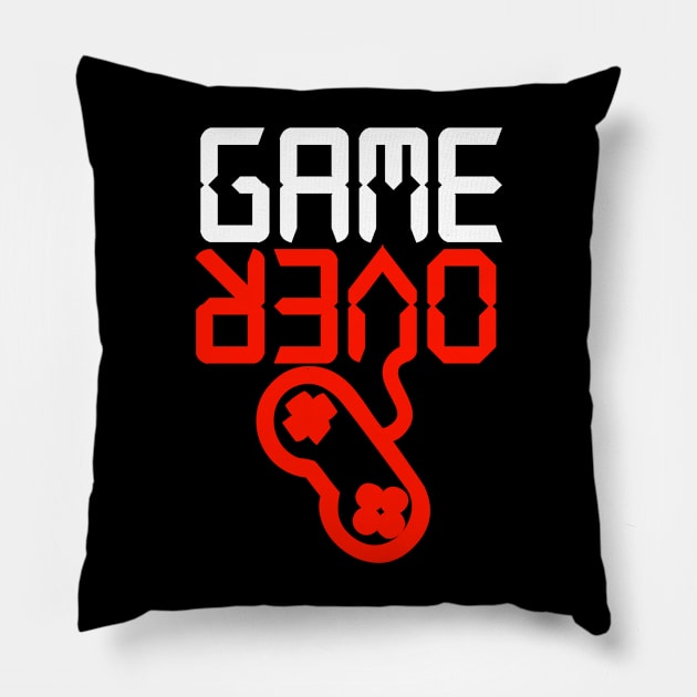 Game Over Pillow by CanCreate