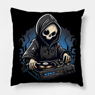 DJ Grim Reaper Pillow