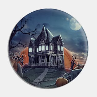 Haunted house Pin